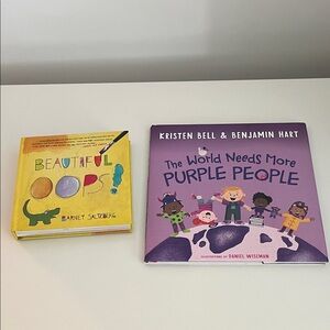 Beautiful Oops! and The World Needs More Purple People Book Set